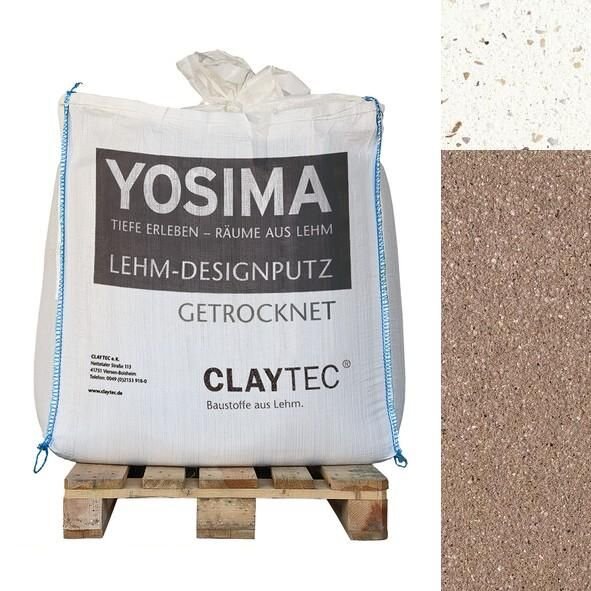 CLAYTEC YOSIMA Lehm-Designputz SCRO 1.1 PE - 500 kg BigBag