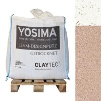 CLAYTEC YOSIMA Lehm-Designputz SCRO 2.2 PE - 500 kg BigBag