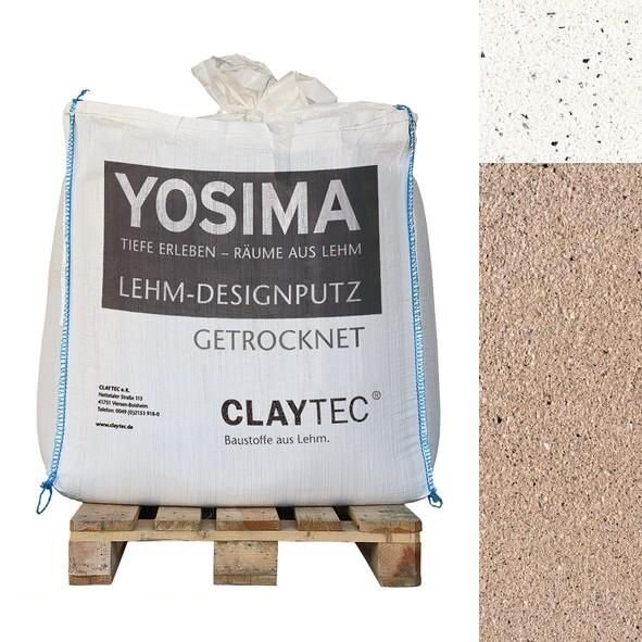 CLAYTEC YOSIMA Lehm-Designputz SCRO 1.2 FL - 500 kg BigBag