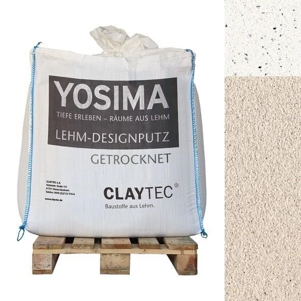 CLAYTEC YOSIMA Lehm-Designputz SCRO 1.3 FL - 500 kg BigBag