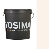 CLAYTEC YOSIMA Lehm-Farbspachtel Alma-Weiss - 5 kg Eimer