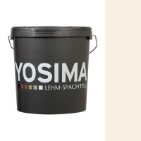 CLAYTEC YOSIMA Lehm-Farbspachtel Edel-Weiss - 5 kg Eimer