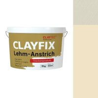 CLAYTEC CLAYFIX Lehm-Anstrich GE 4 ohne Korn - 10 kg Eimer