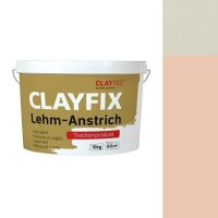 CLAYTEC CLAYFIX Lehm-Anstrich RO 4 ohne Korn - 10 kg Eimer