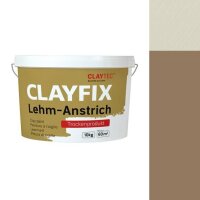 CLAYTEC CLAYFIX Lehm-Anstrich SCBR 3.0 ohne Korn - 10 kg...