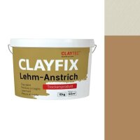 CLAYTEC CLAYFIX Lehm-Anstrich BRGE 3.0 ohne Korn - 10 kg...