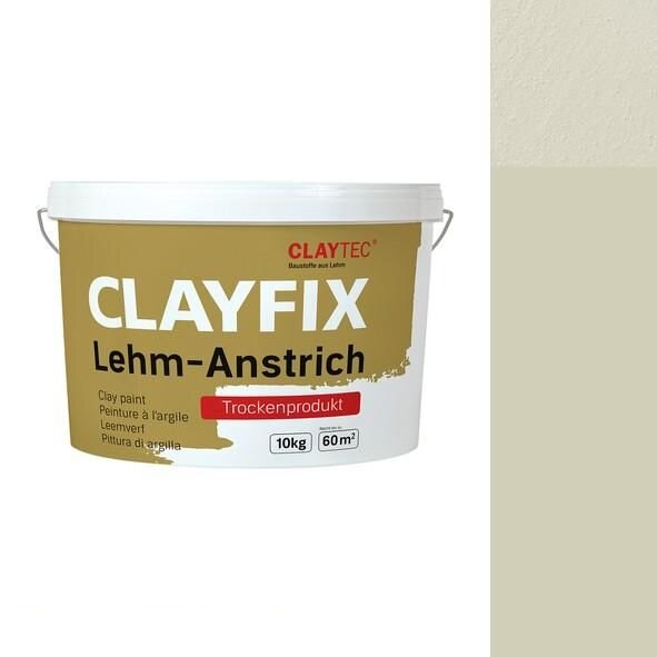 CLAYTEC CLAYFIX Lehm-Anstrich SCGR 2.3 Feinkorn - 10 kg Eimer