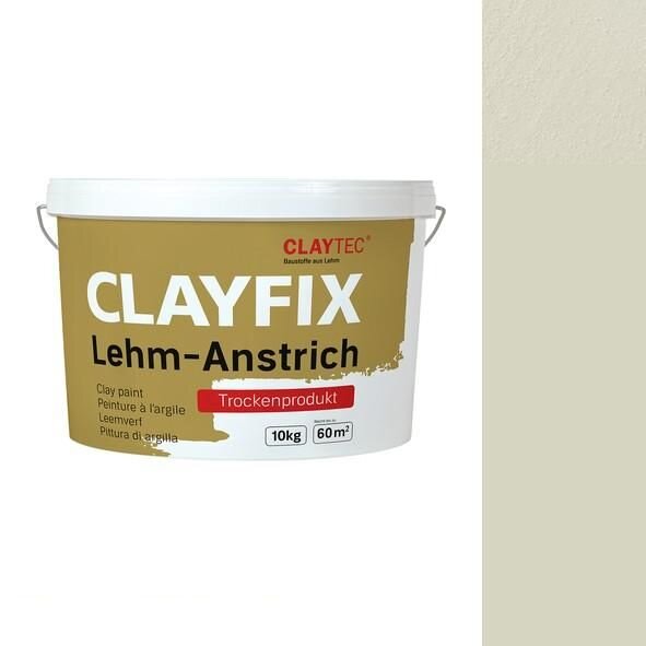 CLAYTEC CLAYFIX Lehm-Anstrich SCGR 3.3 Feinkorn - 10 kg Eimer