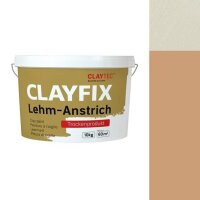 CLAYTEC CLAYFIX Lehm-Anstrich ROGE 3.1 Feinkorn - 10 kg...