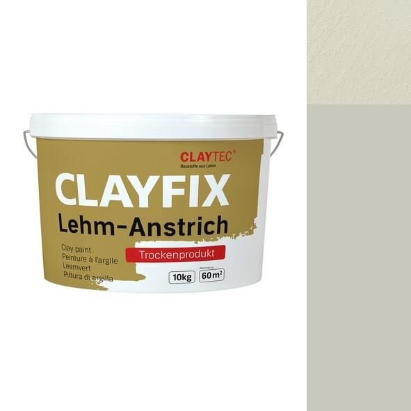 CLAYTEC CLAYFIX Lehm-Anstrich SC 3 Grobkorn - 10 kg Eimer