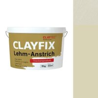 CLAYTEC CLAYFIX Lehm-Anstrich GR 3 Grobkorn - 10 kg Eimer