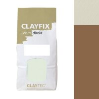 CLAYTEC CLAYFIX Lehm-Anstrich BR 0 ohne Korn - 1,5 kg Beutel