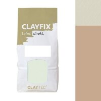 CLAYTEC CLAYFIX Lehm-Anstrich BR 2 ohne Korn - 1,5 kg Beutel