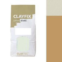 CLAYTEC CLAYFIX Lehm-Anstrich GE 0 ohne Korn - 1,5 kg Beutel