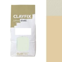 CLAYTEC CLAYFIX Lehm-Anstrich GE 3 ohne Korn - 1,5 kg Beutel