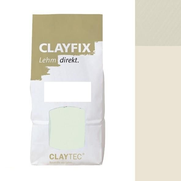 CLAYTEC CLAYFIX Lehm-Anstrich Kolumba Grau ohne Korn - 1,5 kg Beutel