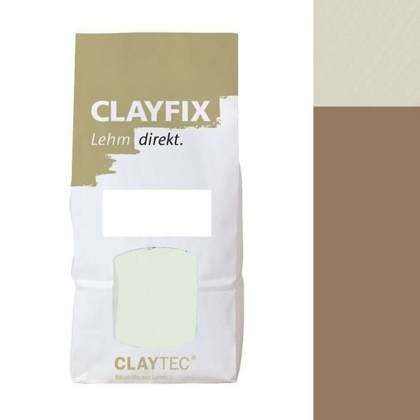 CLAYTEC CLAYFIX Lehm-Anstrich SCBR 3.0 ohne Korn - 1,5 kg Beutel