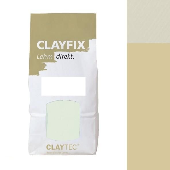 CLAYTEC CLAYFIX Lehm-Anstrich GRGE 2.2 ohne Korn - 1,5 kg Beutel