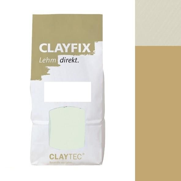 CLAYTEC CLAYFIX Lehm-Anstrich GRGE 3.0 ohne Korn - 1,5 kg Beutel