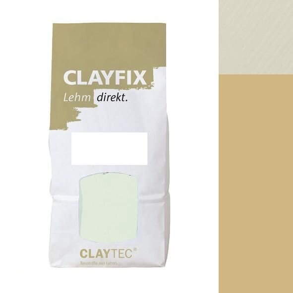 CLAYTEC CLAYFIX Lehm-Anstrich GRGE 3.1 ohne Korn - 1,5 kg Beutel