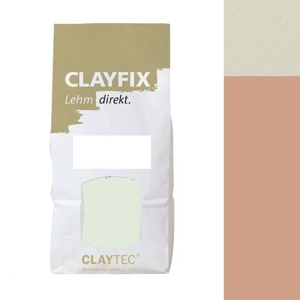 CLAYTEC CLAYFIX Lehm-Anstrich ROGE 1.2 ohne Korn - 1,5 kg Beutel