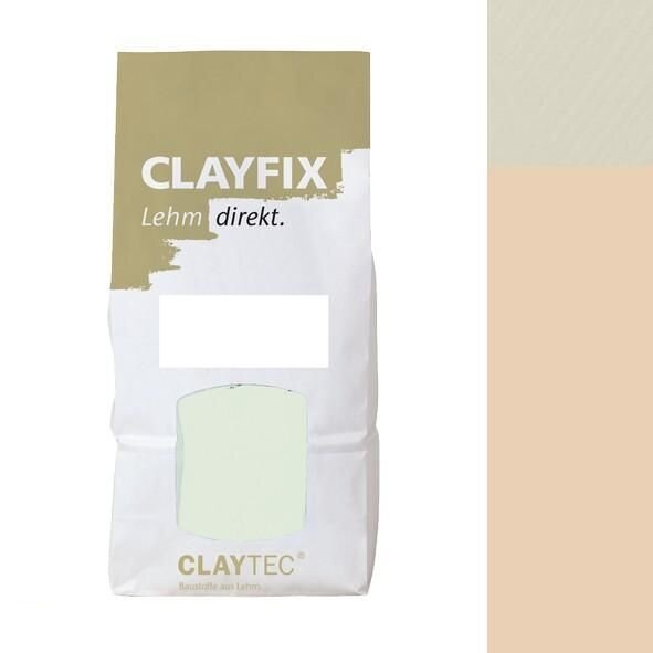 CLAYTEC CLAYFIX Lehm-Anstrich ROGE 1.3 ohne Korn - 1,5 kg Beutel