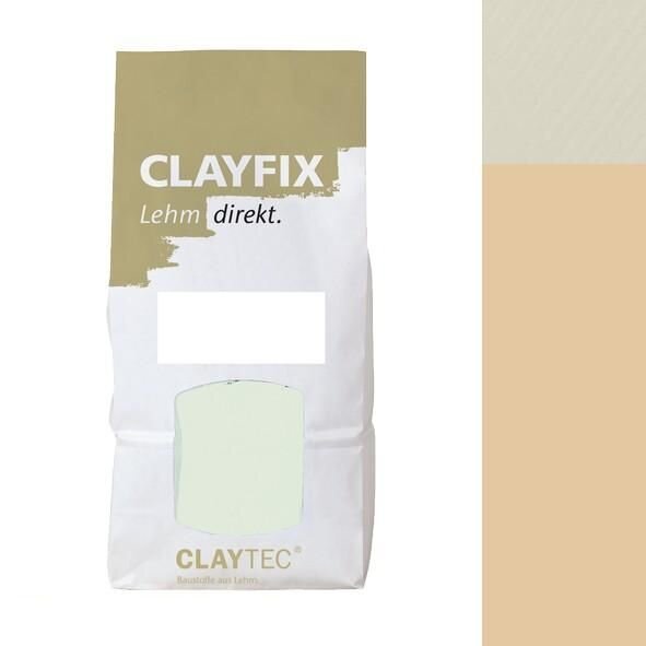 CLAYTEC CLAYFIX Lehm-Anstrich ROGE 4.3 ohne Korn - 1,5 kg Beutel