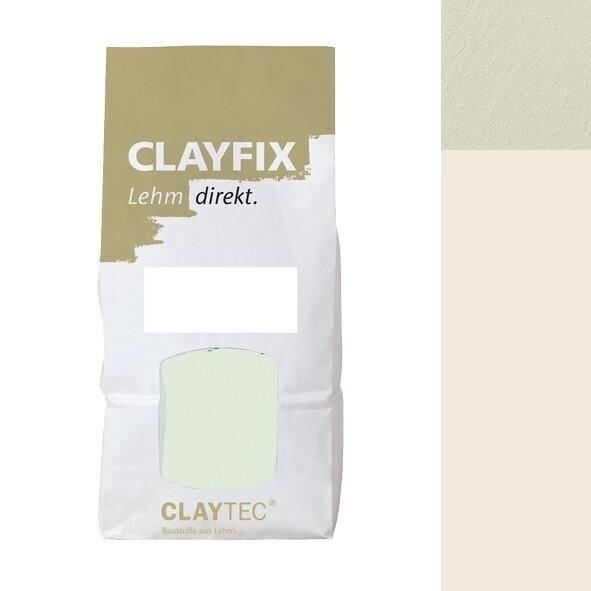 CLAYTEC CLAYFIX Lehm-Anstrich Woll-Weiss Feinkorn - 1,5 kg Beutel
