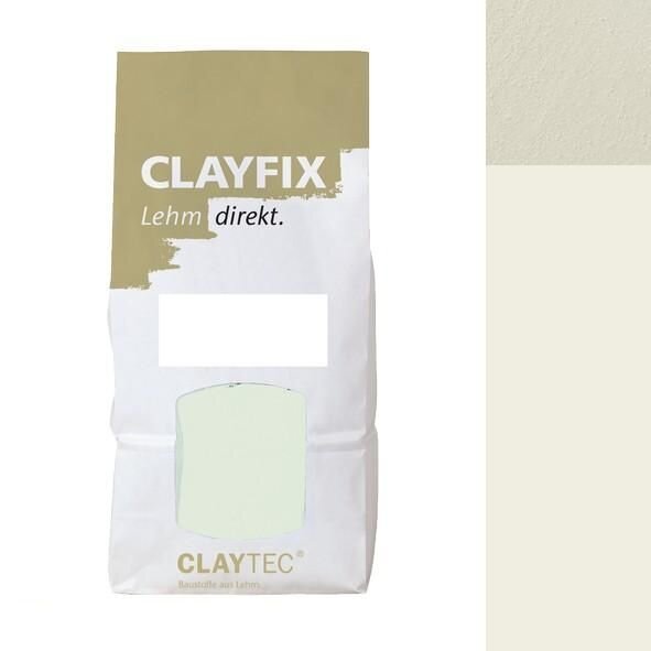 CLAYTEC CLAYFIX Lehm-Anstrich Lilien-Weiss Feinkorn - 1,5 kg Beutel