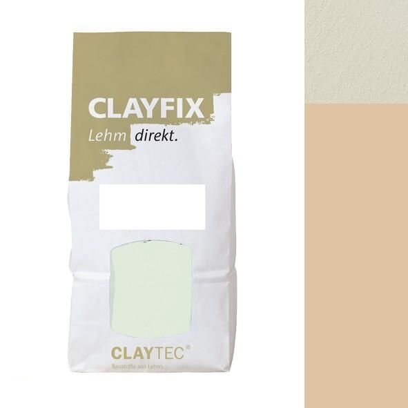 CLAYTEC CLAYFIX Lehm-Anstrich ROGE 3.3 Feinkorn - 1,5 kg Beutel