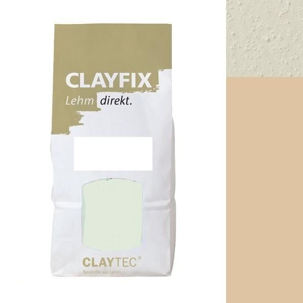 CLAYTEC CLAYFIX Lehm-Anstrich ROGE 3.3 Grobkorn - 1,5 kg Beutel