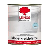 Leinos Möbelkreidefarbe 637 Eisblau - 0,75 l Dose