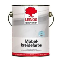 Leinos Möbelkreidefarbe 637 Eisblau - 2,5 l Kanister