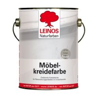 Leinos Möbelkreidefarbe 637 Dunkelgrau - 2,5 l Kanister