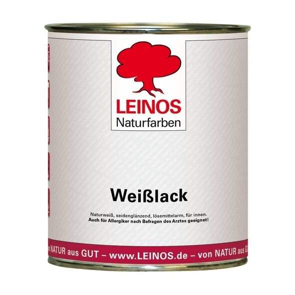 Leinos Weißlack 820 Seidenglänzend - 0,75 l Dose
