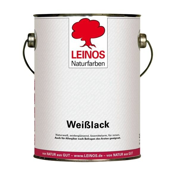 Leinos Weißlack 820 Seidenglänzend - 2,5 l Kanister