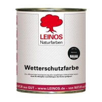 Leinos Wetterschutzfarbe auf Ölbasis 850 Rebschwarz...