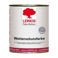 Leinos Wetterschutzfarbe auf Ölbasis 850 Stahlgrau -...