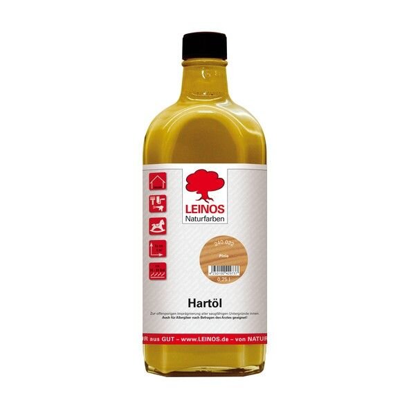 Leinos Hartöl 240 Pinie - 0,25 l Flasche