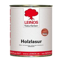 Leinos Holzlasur für außen 260 Nordisch Rot -...