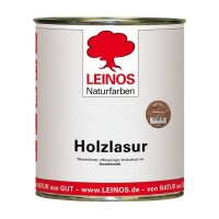 Leinos Holzlasur für innen 261 Nussbaum - 0,75 l Dose