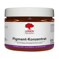 Leinos Pigment-Konzentrat 668 Eisenoxid-Rot - 0,5 l Glas