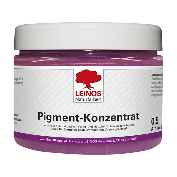 Leinos Pigment-Konzentrat 668 Ultramarin-Rot - 0,5 l Glas