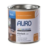 Auro COLOURS FOR LIFE Klarlack matt 518 - 0,375 l Dose