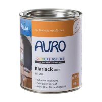Auro COLOURS FOR LIFE Klarlack matt 518 - 0,75 l Dose