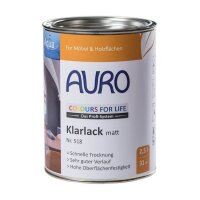 Auro COLOURS FOR LIFE Klarlack matt 518 - 2,5 l Dose
